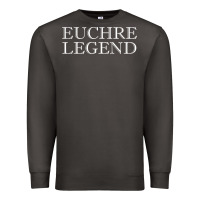 Smoke euchre tee shirt funny euchre player gift idea euchre legend Premium Sweatshirt - longCreatives