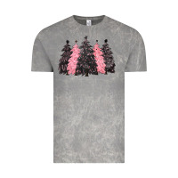 Cloud Rock pink christmas trees Vintage Tee - CowGirlArtShop