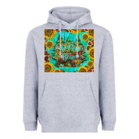 Heather Grey mama bear Heavyweight Hoodie - BarkalooDesign