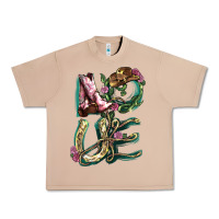 Burro Love boots horseshoe Urban Heavy Tee - HowdyJamesFarm