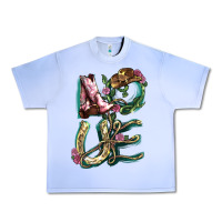 Grape Ice Love boots horseshoe Urban Heavy Tee - HowdyJamesFarm