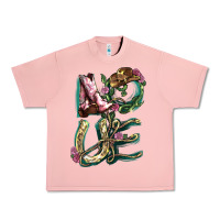 Salmon Love boots horseshoe Urban Heavy Tee - HowdyJamesFarm