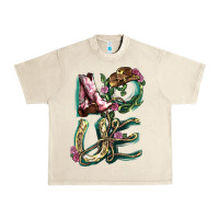 Sandshell Love boots horseshoe Urban Heavy Tee - HowdyJamesFarm