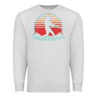 Dove Grey Softball Retro Vintage 80s Style Player Gift Premium Sweatshirt - longCreatives