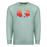 Seafoam Softball Retro Vintage 80s Style Player Gift Premium Sweatshirt - longCreatives
