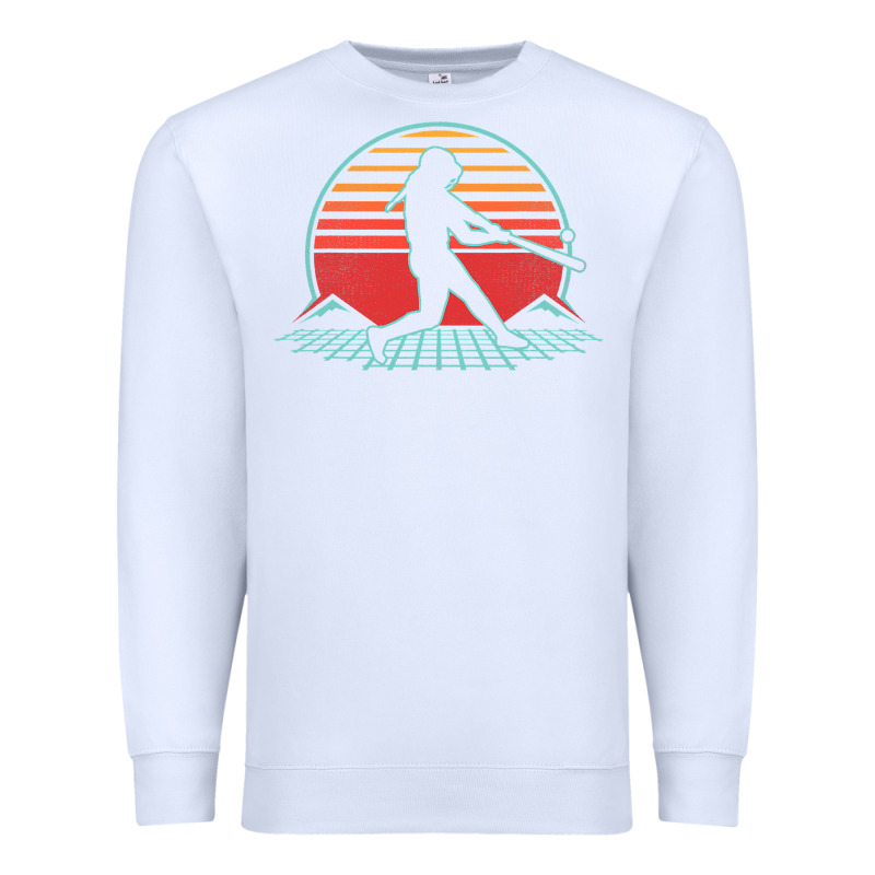 Softball Retro Vintage 80s Style Player Gift Premium Sweatshirt by longCreatives | Teevron