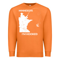 Carrot MN Minnesota Fishing T Gift for Fishermen and Anglers Premium Sweatshirt - longCreatives
