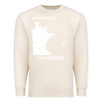 Sandshell MN Minnesota Fishing T Gift for Fishermen and Anglers Premium Sweatshirt - longCreatives