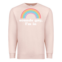 Pale Pink Sounds Gay, I'm In Premium Sweatshirt - longCreatives