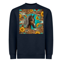 Navy western tennessee horse Heavyweight Sweatshirt - LillyAllenDesigns