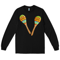 Black maracas fa element Long Sleeve Tee - FaDigitalArtStudio