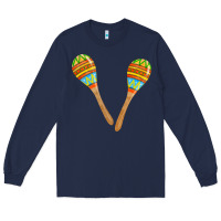 Navy maracas fa element Long Sleeve Tee - FaDigitalArtStudio