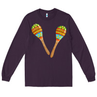 Plum maracas fa element Long Sleeve Tee - FaDigitalArtStudio