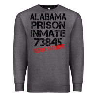 Charcoal Heather halloween alabama prisoner party costume tshirt Premium Sweatshirt - longCreatives