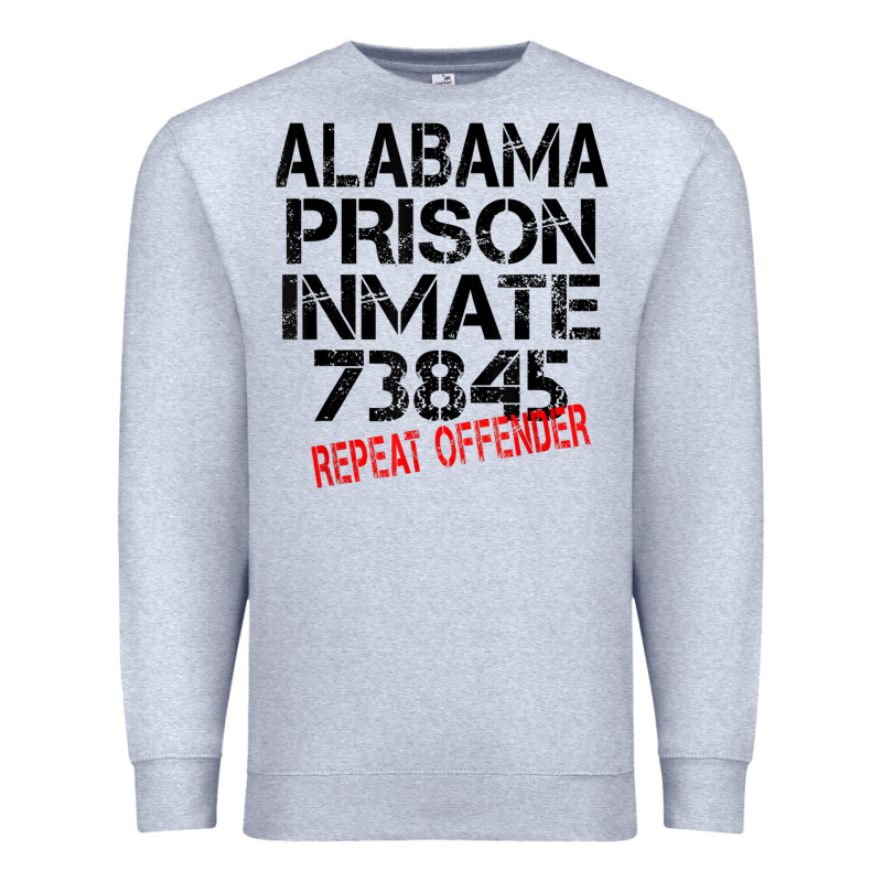 Halloween Alabama Prisoner Party Costume Tshirt Premium Sweatshirt by longCreatives | Teevron