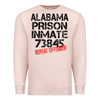 Pale Pink halloween alabama prisoner party costume tshirt Premium Sweatshirt - longCreatives