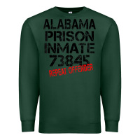 Sports Green halloween alabama prisoner party costume tshirt Premium Sweatshirt - longCreatives