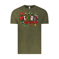 Vintage Olive merry mama Vintage Tee - CowGirlArtShop