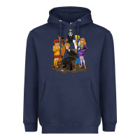 Navy surprise!  scooby dog with friends funny halloween Heavyweight Hoodie - longCreatives