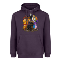 Plum surprise!  scooby dog with friends funny halloween Heavyweight Hoodie - longCreatives