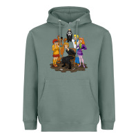 Sage surprise!  scooby dog with friends funny halloween Heavyweight Hoodie - longCreatives