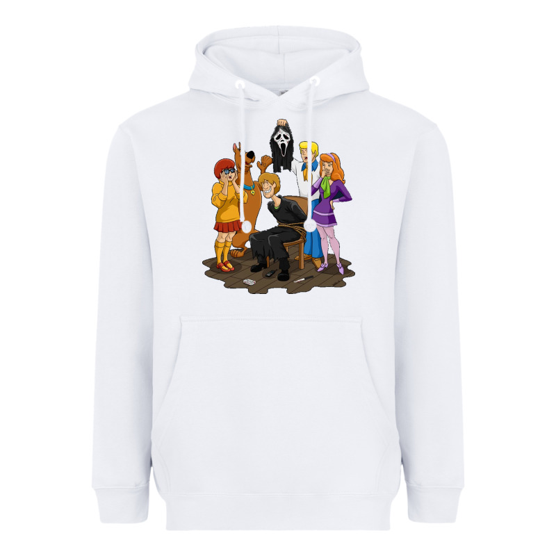 Surprise!  Scooby Dog With Friends Funny Halloween Heavyweight Hoodie by longCreatives | Teevron