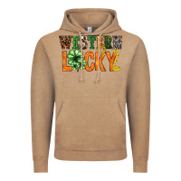 Vintage Coffee Western lucky with clover St. Patricks day Vintage Hoodie - HowdyJamesFarm