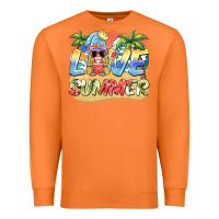 Carrot love summer gnomes  Background Premium Sweatshirt - BarkalooDesign