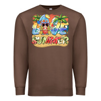 Chestnut love summer gnomes  Background Premium Sweatshirt - BarkalooDesign