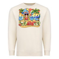 Sandshell love summer gnomes  Background Premium Sweatshirt - BarkalooDesign