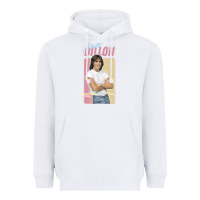 White Matt Dillon - Retro Aesthetic Design Heavyweight Hoodie - longCreatives