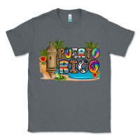 Charcoal Heather puerto rico Classic Tee - Artiststas