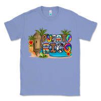 Colony Blue puerto rico Classic Tee - Artiststas