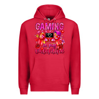 Cardinal Gaming is My Valentine Premium Hoodie - CowhideDigitalArt