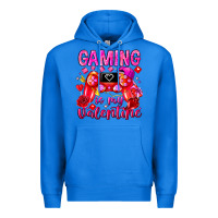 True Royal Gaming is My Valentine Premium Hoodie - CowhideDigitalArt