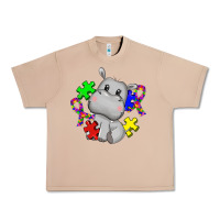 Burro autism hippopotamus Urban Heavy Tee - CowGirlArtShop