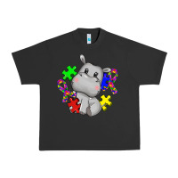 Pigment Black autism hippopotamus Urban Heavy Tee - CowGirlArtShop