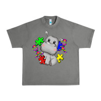 Tornado autism hippopotamus Urban Heavy Tee - CowGirlArtShop