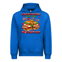Cobalt hamburger are my valentine Urban Hoodie - AdoDesignShop