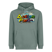 Sage Funny Action Park New Jersey 1978 Vintage Heavyweight Hoodie - longCreatives