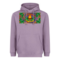 Lavender life is better around the campfire license plate Heavyweight Hoodie - BarkalooDesign