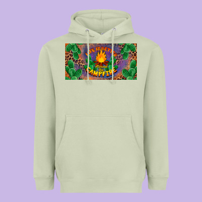 Life Is Better Around The Campfire License Plate Heavyweight Hoodie Designed By Barkaloodesign