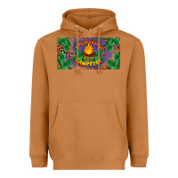 Meerkat life is better around the campfire license plate Heavyweight Hoodie - BarkalooDesign