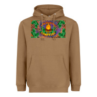 Toasted Coconut life is better around the campfire license plate Heavyweight Hoodie - BarkalooDesign