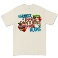 Bone because teachers cant live on apples alone Premium Tee - NancyCooperArtShop