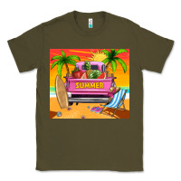 Army Green summer truck Classic Tee - TumblerDesignByShophia