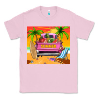 Bubblegum Pink summer truck Classic Tee - TumblerDesignByShophia