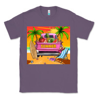 Lavender summer truck Classic Tee - TumblerDesignByShophia