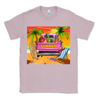 Lilac summer truck Classic Tee - TumblerDesignByShophia