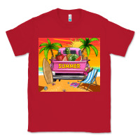 Red summer truck Classic Tee - TumblerDesignByShophia
